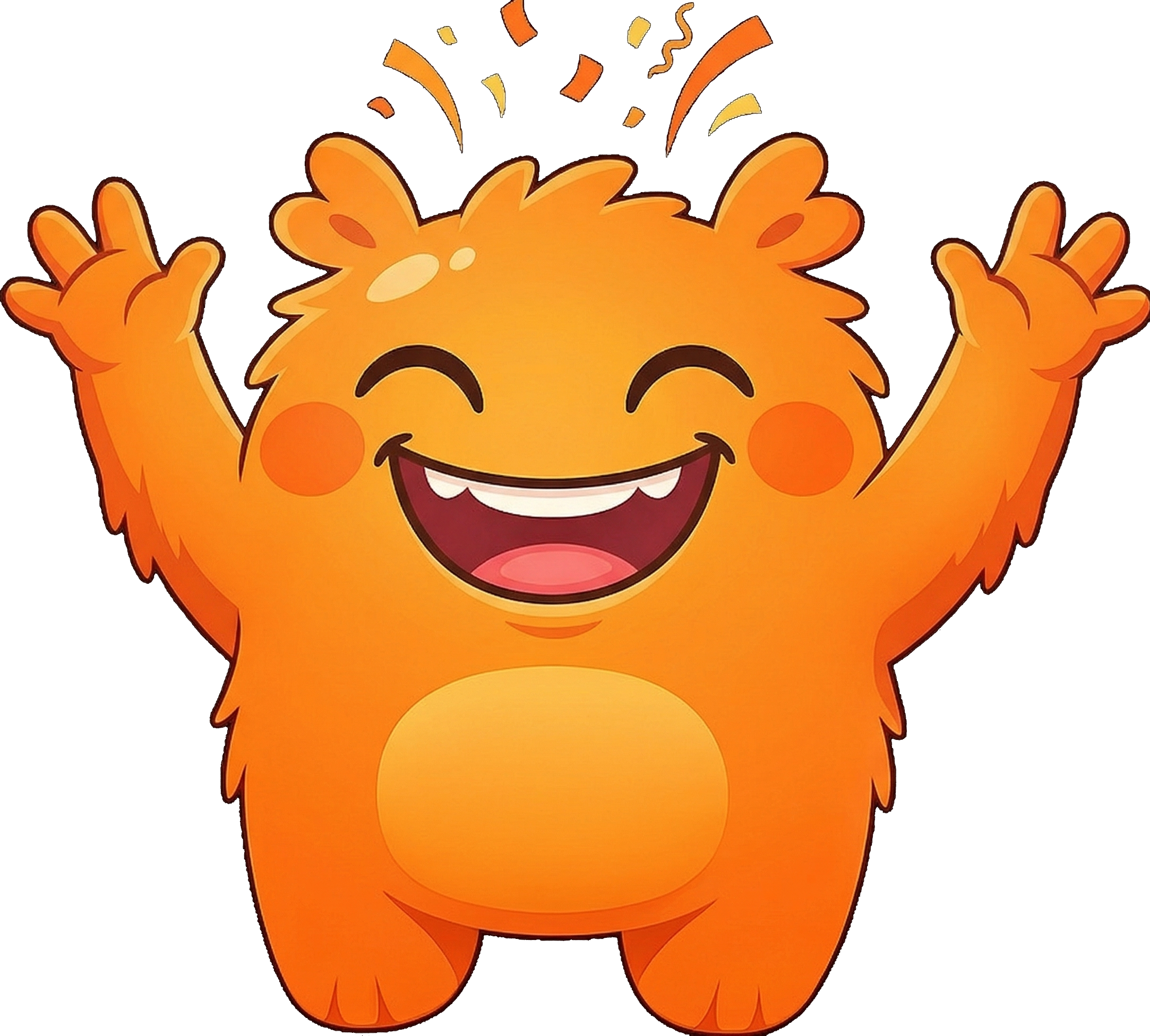 Celebrating mascot